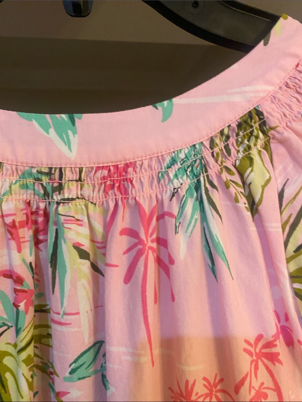 crown & ivy Pink Tropical Tiered Midi Dress - Picture 7 of 12